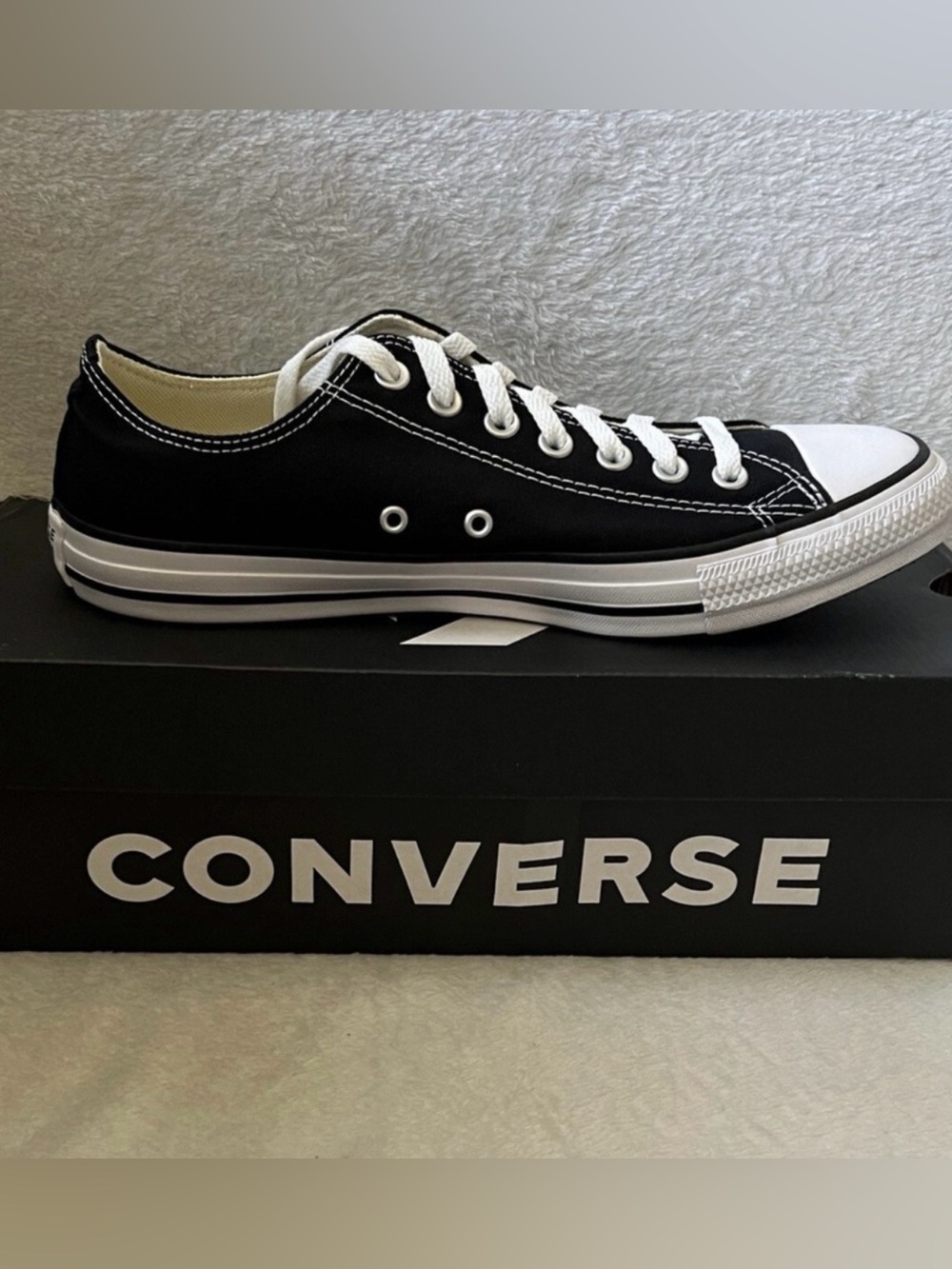 Converse Black and White Low-Top Sneakers